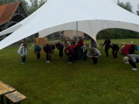 QI GONG IN THE RAIN le 10 juin 2019